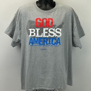 God Bless America Kerusso T Shirt 3XL XXXL Blessed the Nation Whose God Is Lord